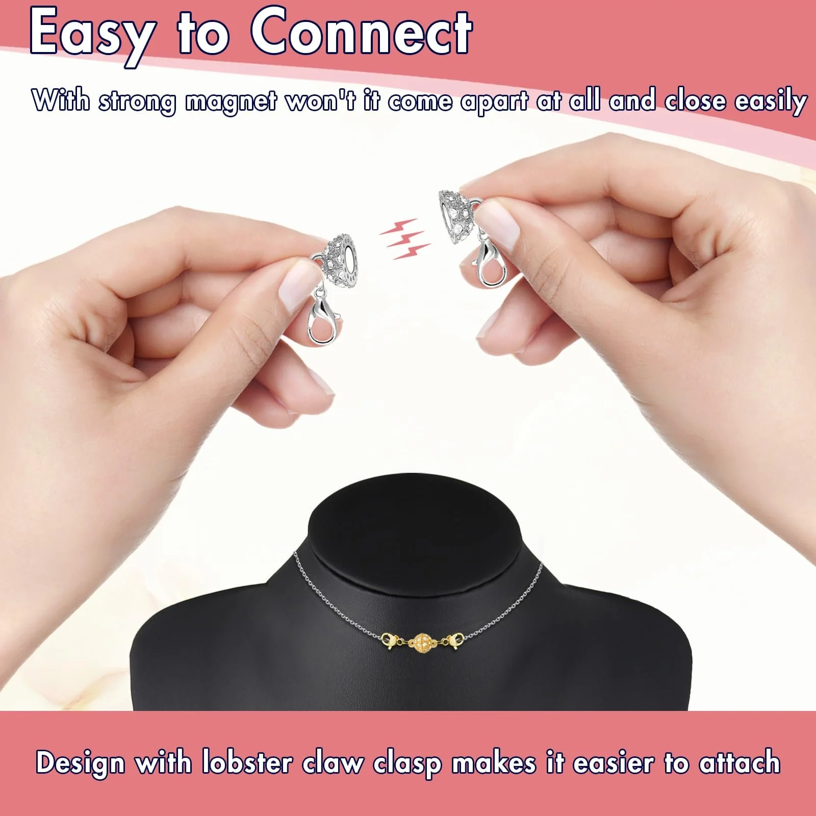 🔥Magnetic Necklace Clasps and Closures - Image 3