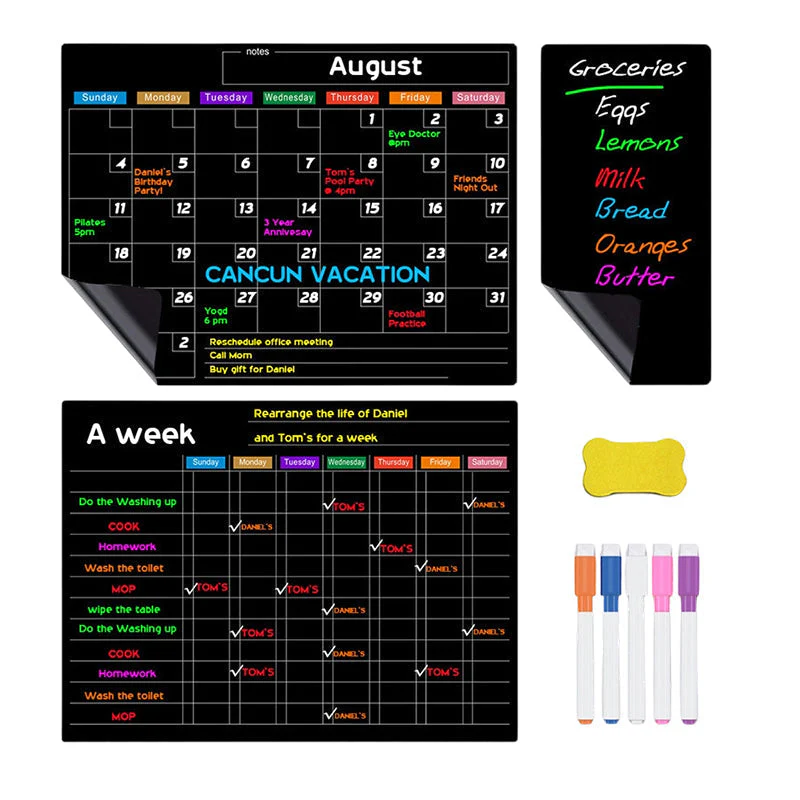 🌈Magnetic Calendar Board with Erasable Markers - Image 11