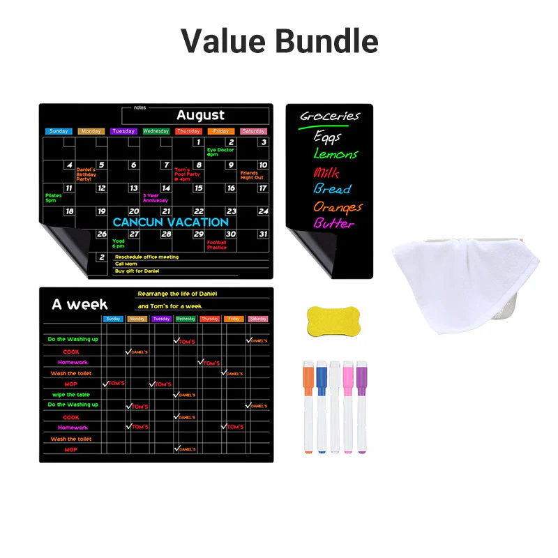 🌈Magnetic Calendar Board with Erasable Markers - Image 12