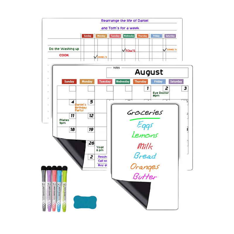 🌈Magnetic Calendar Board with Erasable Markers - Image 8