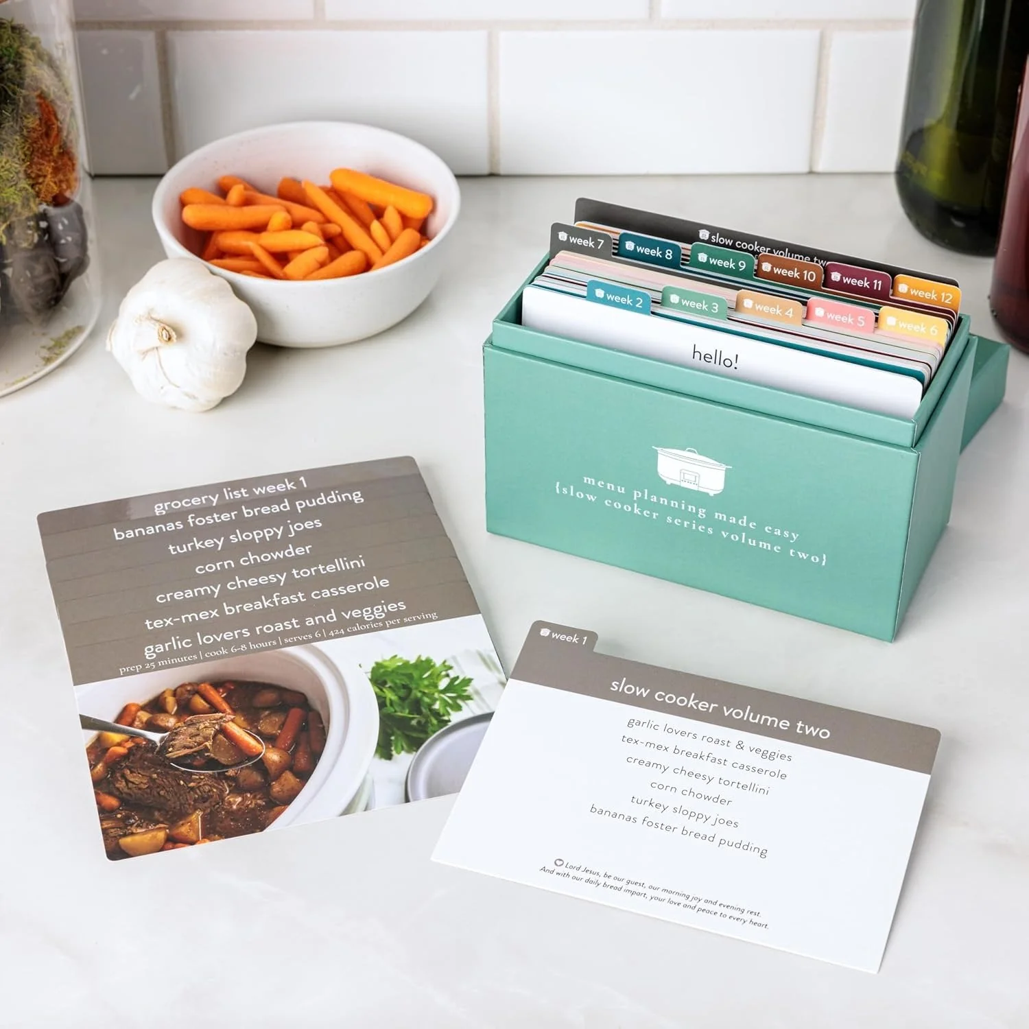 🍽️ Meal Planning Kit with 72 Photo Recipe Cards - Image 11