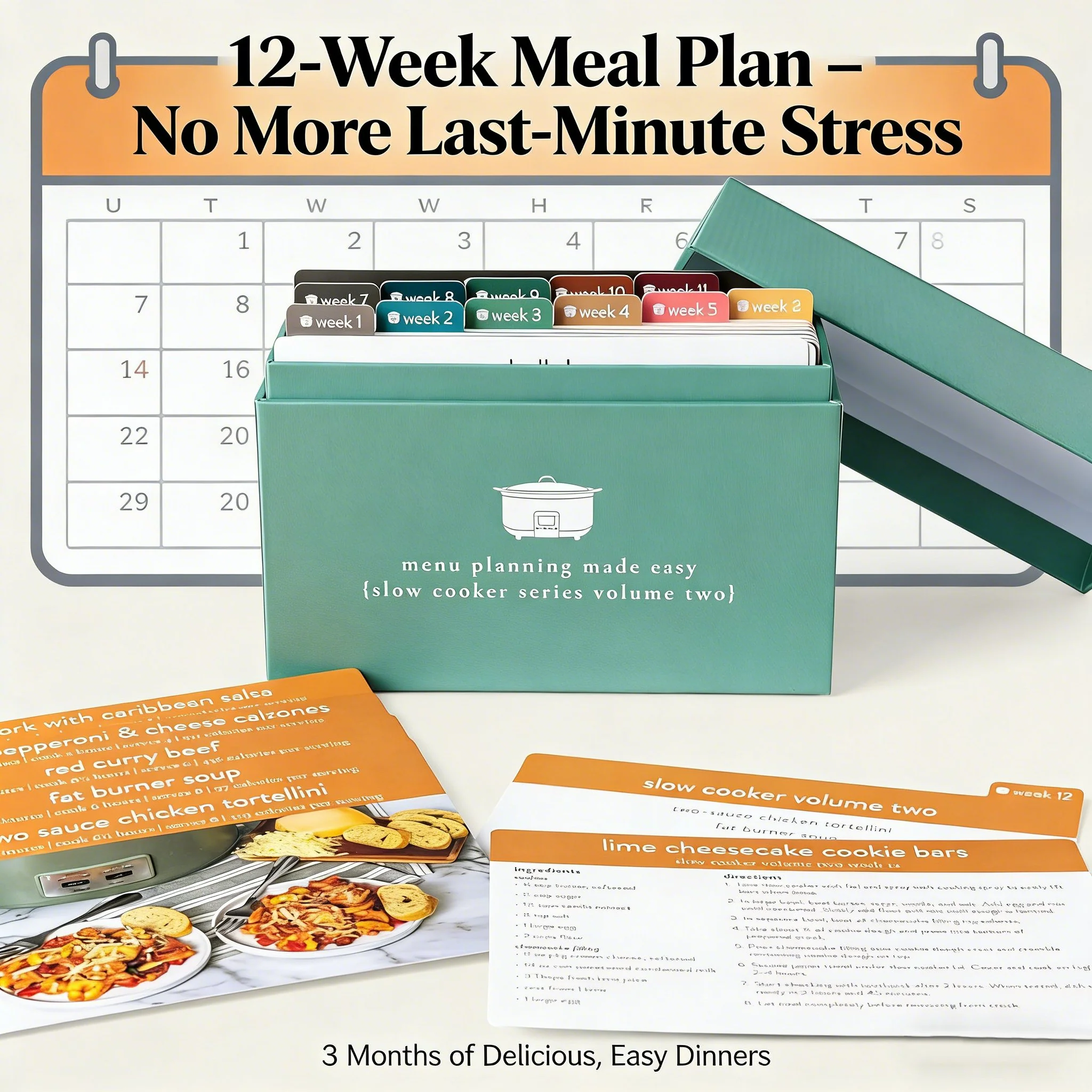 🍽️ Meal Planning Kit with 72 Photo Recipe Cards - Image 2