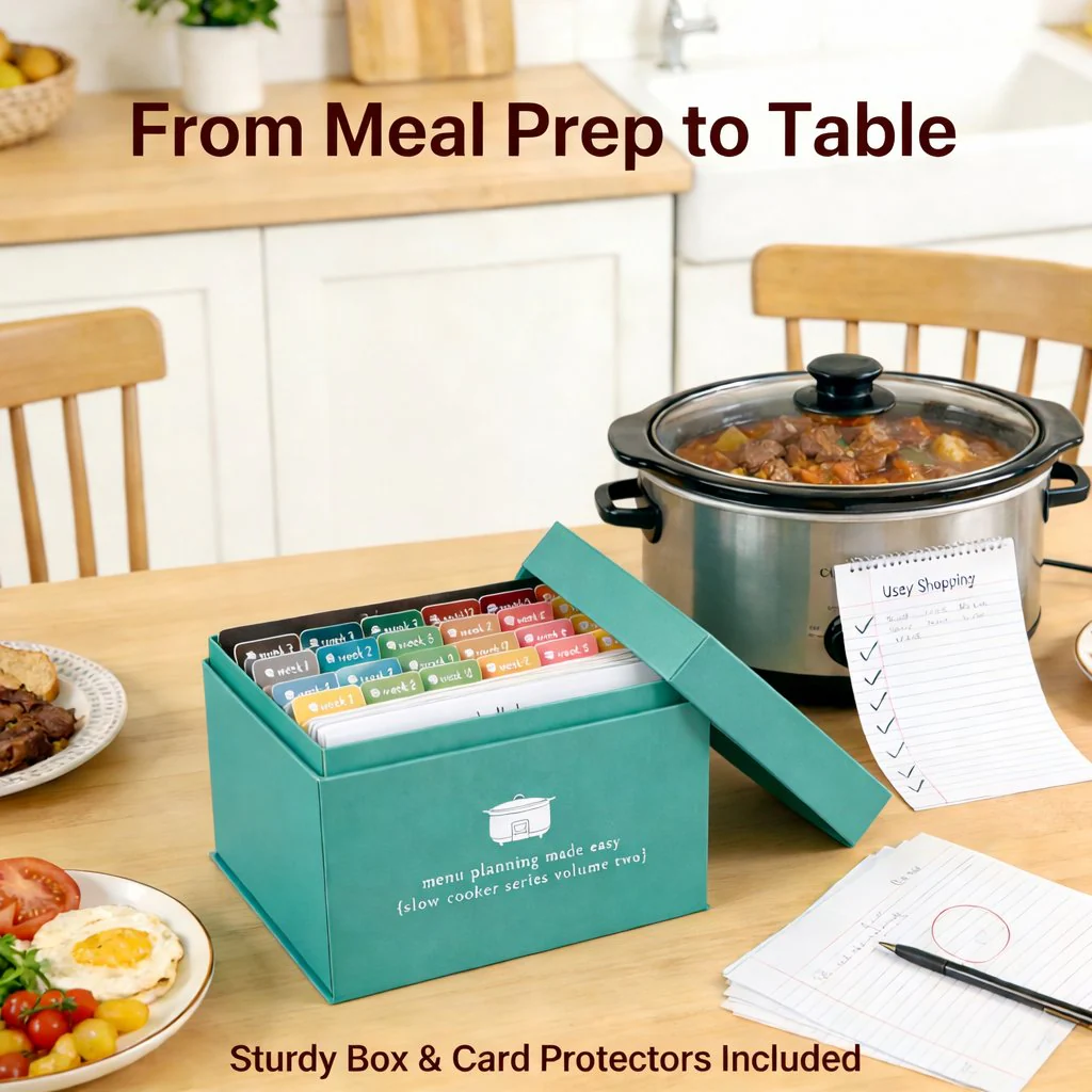🍽️ Meal Planning Kit with 72 Photo Recipe Cards - Image 3