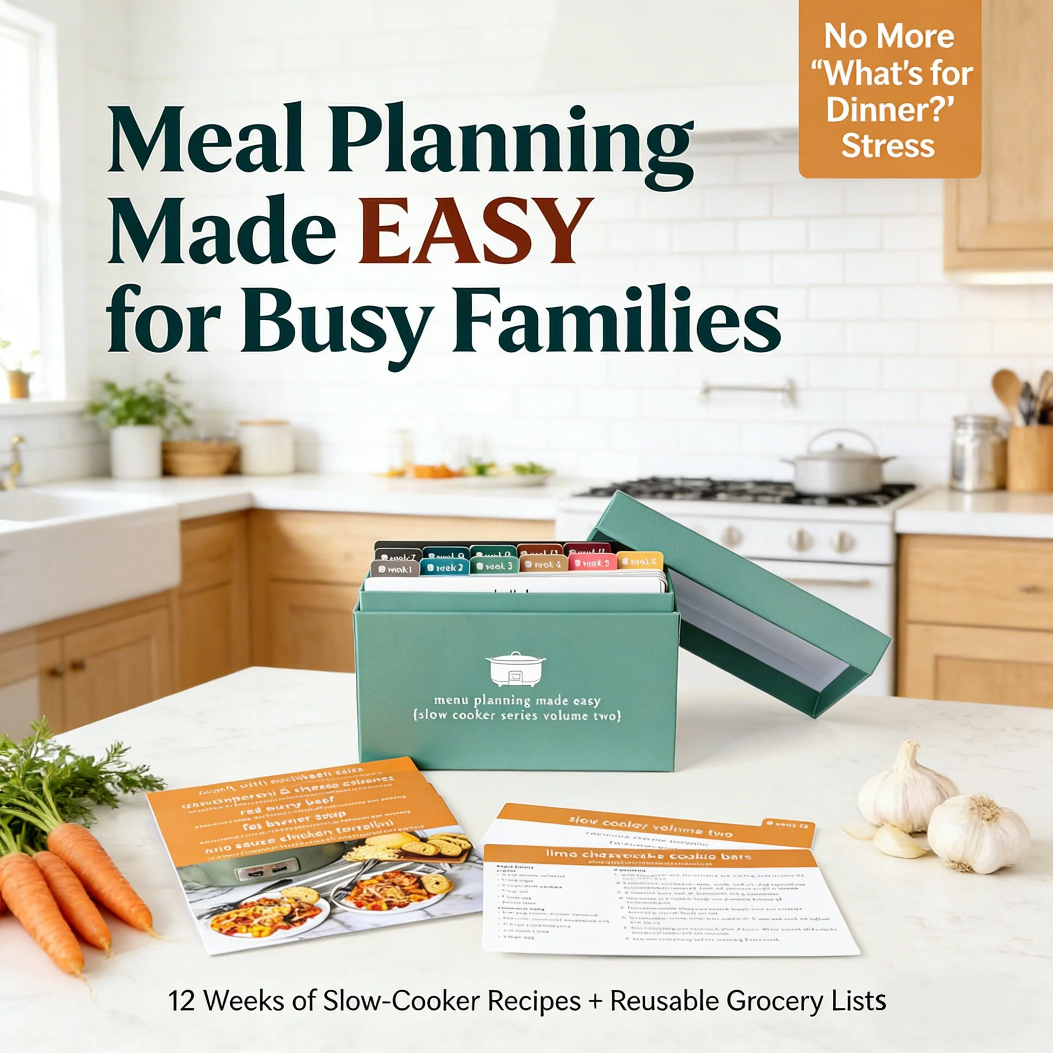 🍽️ Meal Planning Kit with 72 Photo Recipe Cards - Image 4