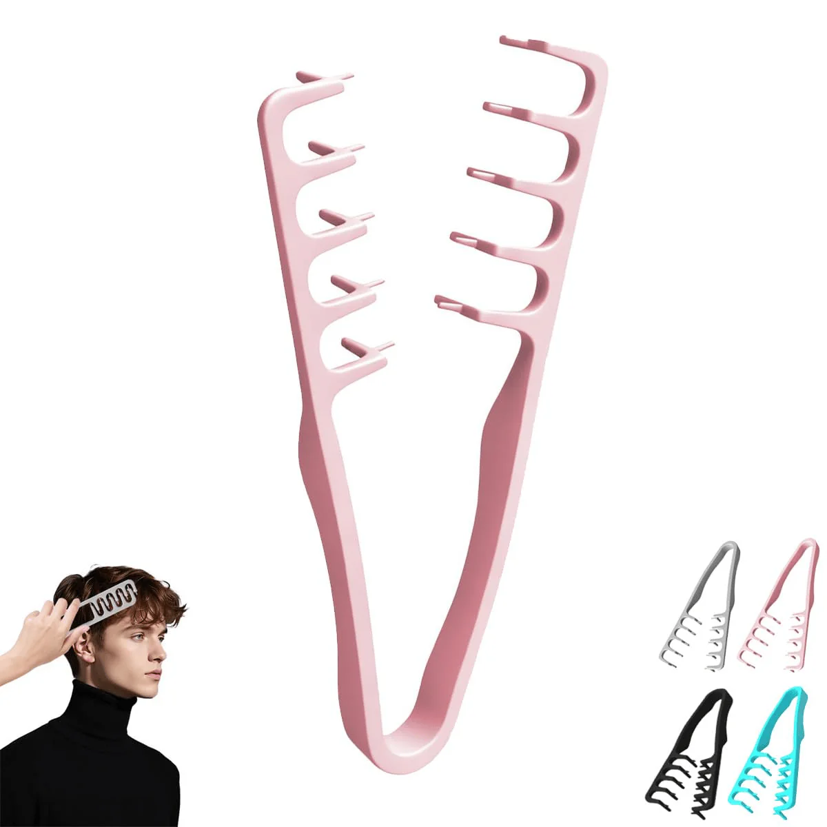 💇2026 Upgrade Volumizing Comb, Wide-Tooth Styling for All Hair Lengths, Men & Women - Image 11