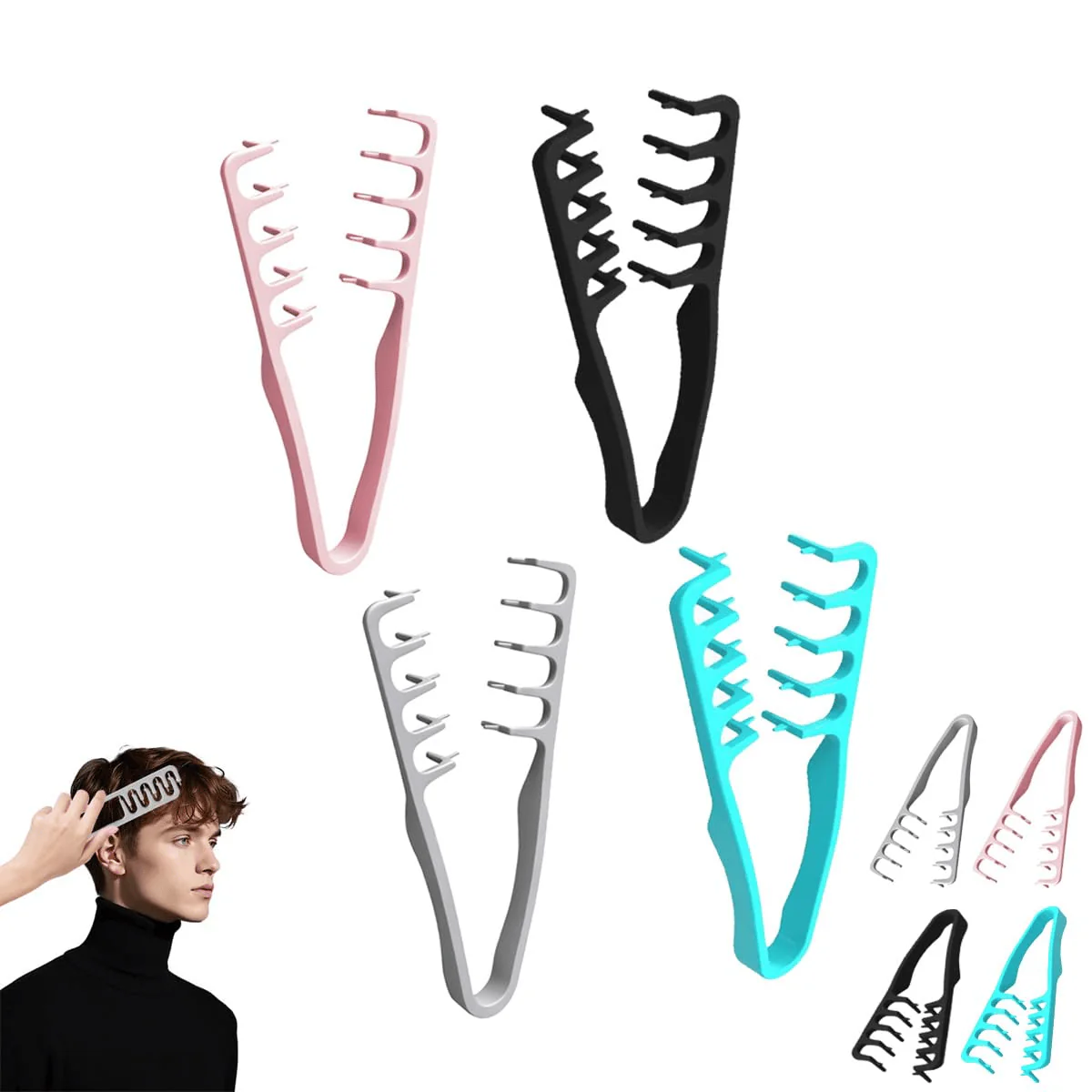 💇2026 Upgrade Volumizing Comb, Wide-Tooth Styling for All Hair Lengths, Men & Women - Image 15