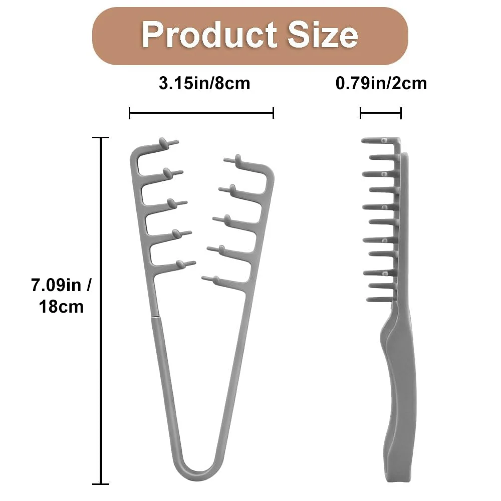 💇2026 Upgrade Volumizing Comb, Wide-Tooth Styling for All Hair Lengths, Men & Women - Image 16