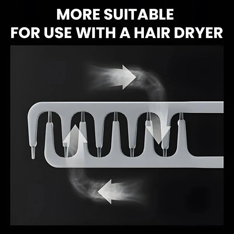 💇2026 Upgrade Volumizing Comb, Wide-Tooth Styling for All Hair Lengths, Men & Women - Image 9