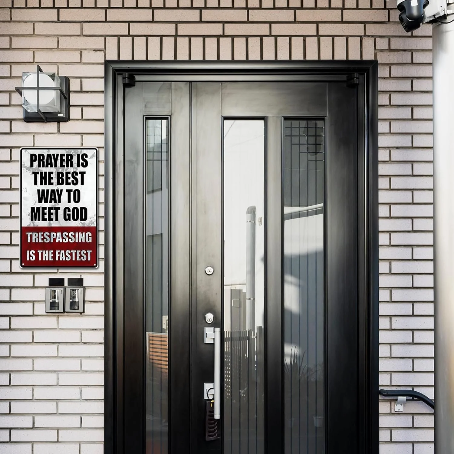 Metal No Trespassing Signs Private Property Funny - Image 6