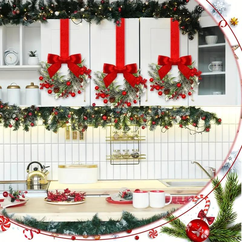 🎀Mini Christmas wreaths for cabinets — the ultimate festive magic - Image 5