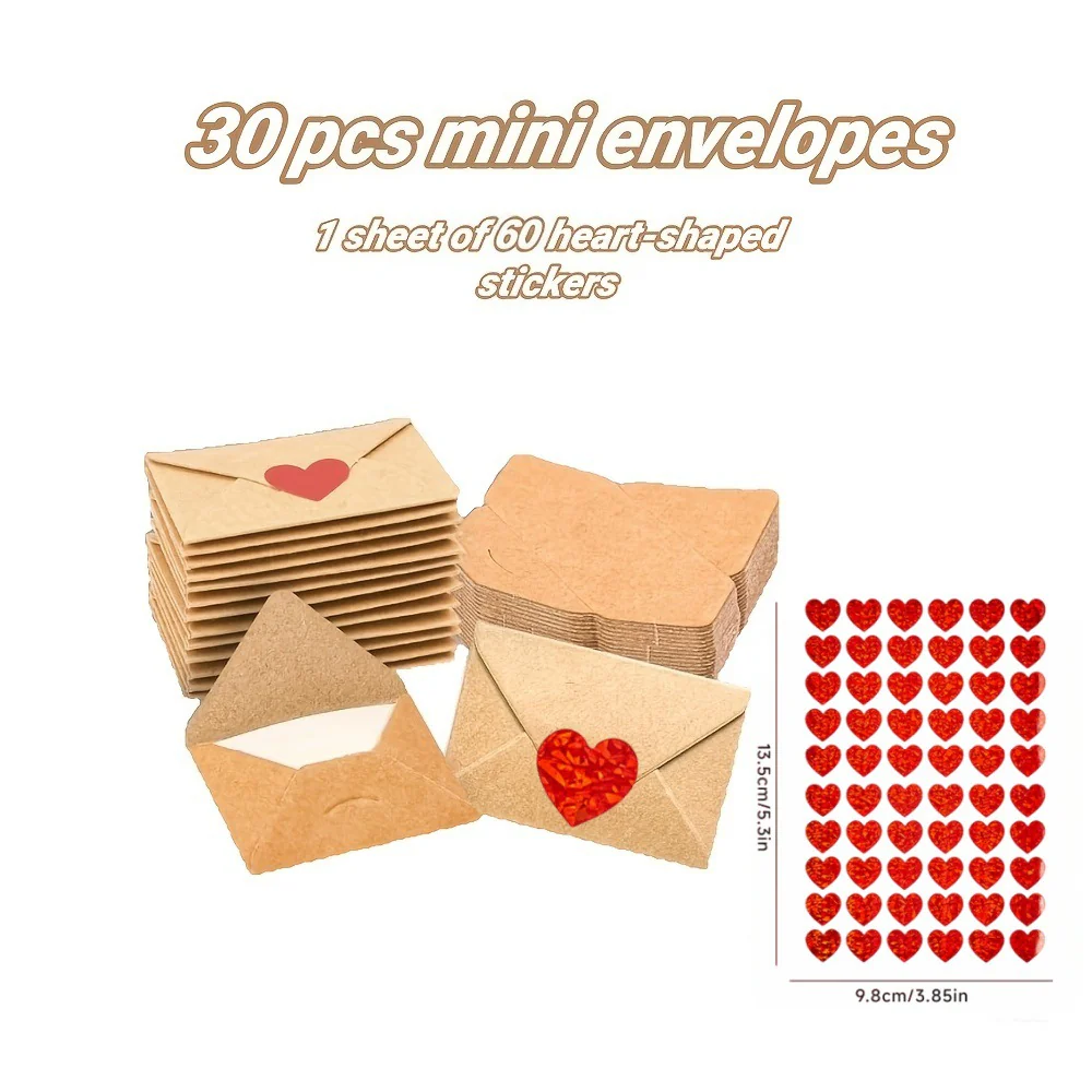 Mini Love Notes With Envelopes - Valentines Day Gifts - Image 2