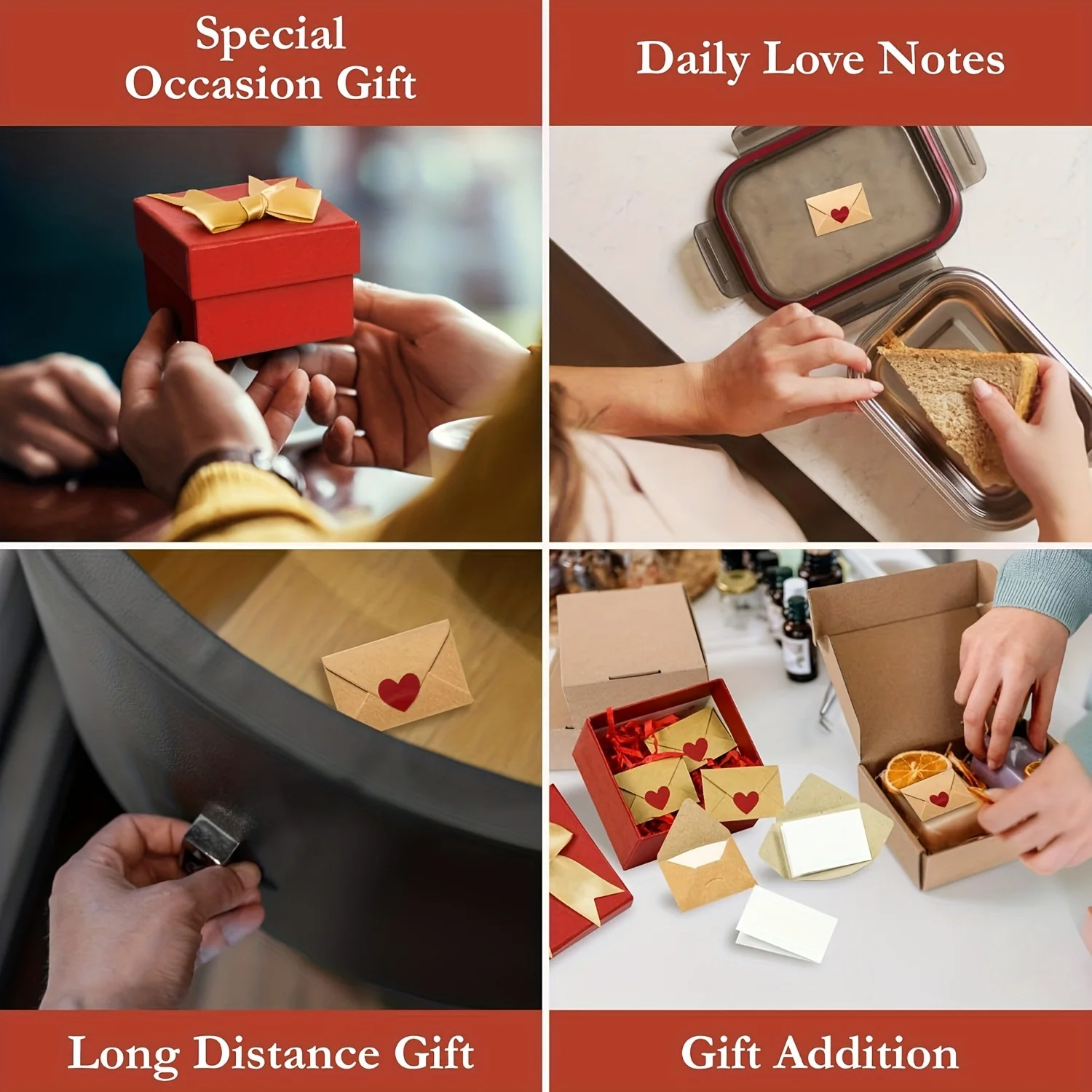 Mini Love Notes With Envelopes - Valentines Day Gifts - Image 4