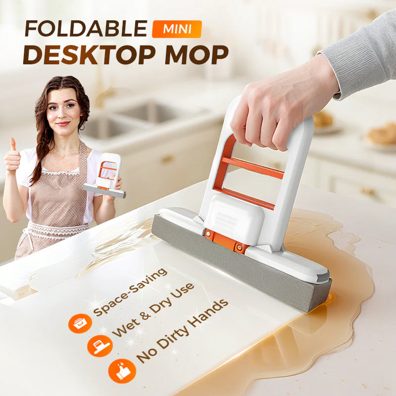 🧹 Mini Mop SELF-WRINGING & portable
