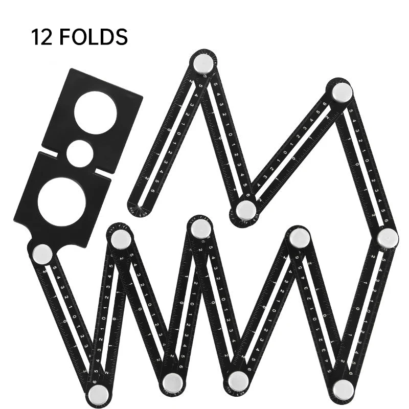 Multi Angle Foldable Measuring Ruler with Holes Positioning - Image 10