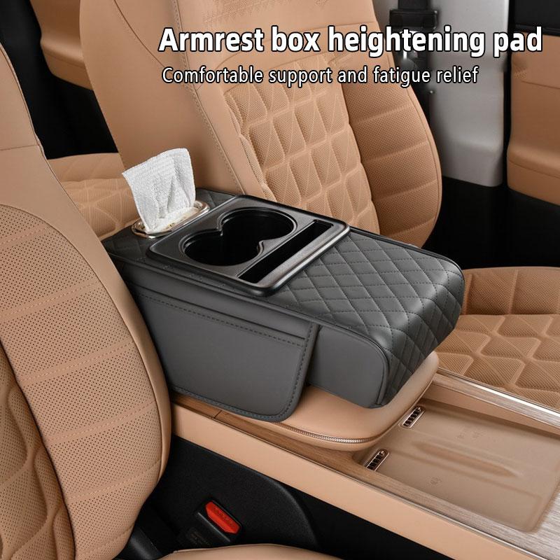 Multi-Purpose Car Console Storage Bag with Armrest Pad - Image 6