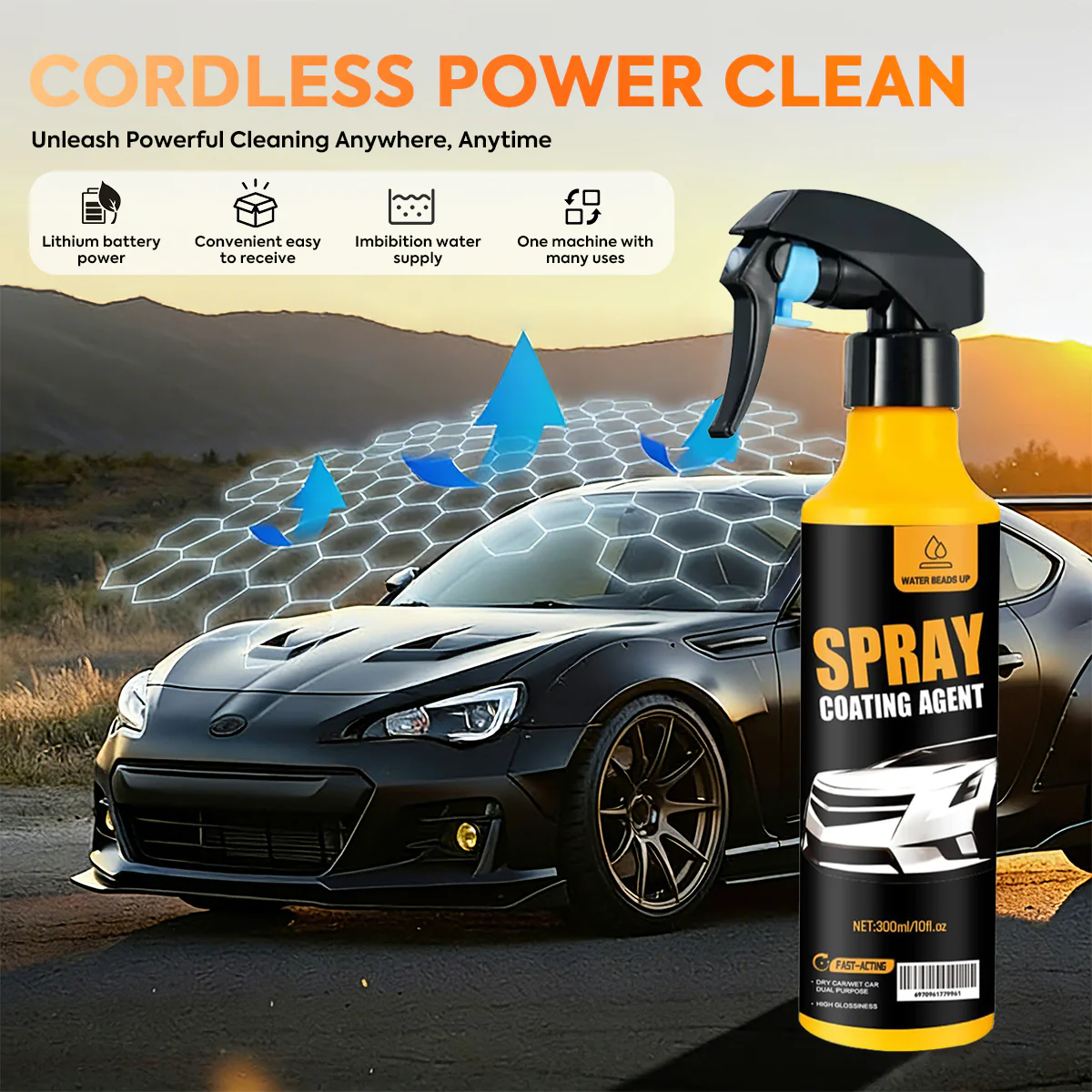 Nano Ceramic Coating Spray: Advanced UV & Acid Rain Shield - Image 2