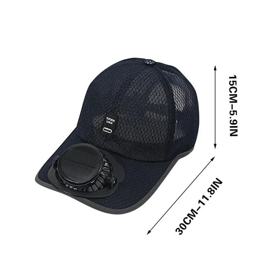 Cooling Solar Fan Hat – UV Protection & Breathable Mesh - Image 10