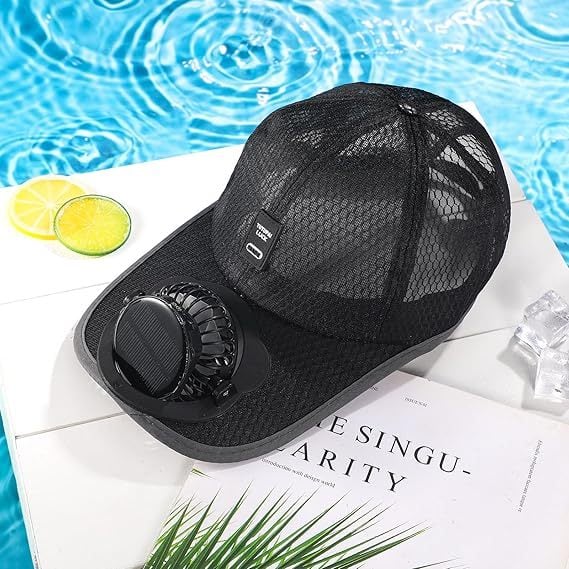 Cooling Solar Fan Hat – UV Protection & Breathable Mesh - Image 4