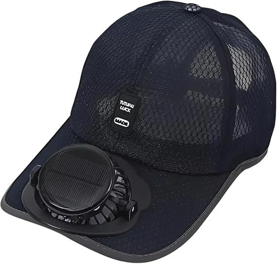 Cooling Solar Fan Hat – UV Protection & Breathable Mesh - Image 5
