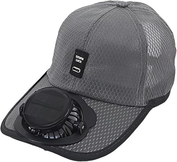 Cooling Solar Fan Hat – UV Protection & Breathable Mesh - Image 6