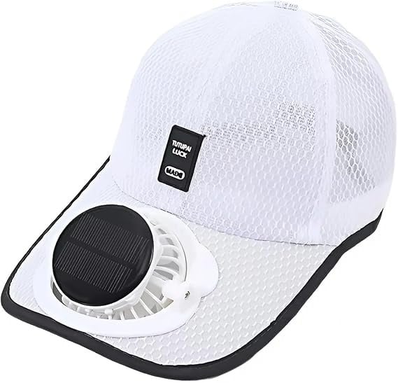 Cooling Solar Fan Hat – UV Protection & Breathable Mesh - Image 8
