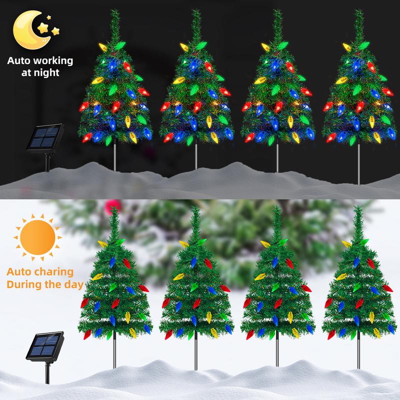 Outdoor Christmas Decorations Solar Christmas Tree - Image 4