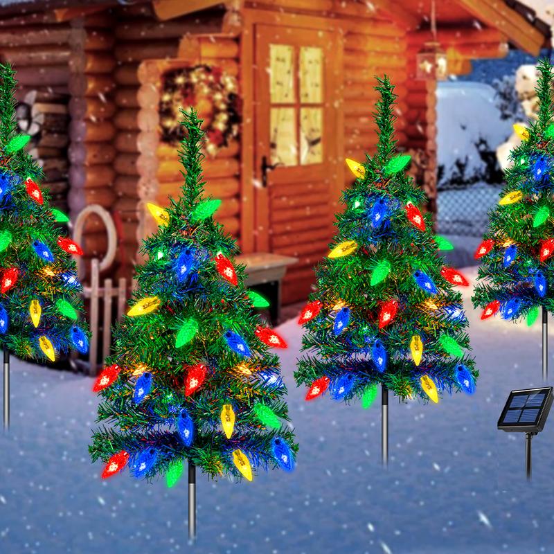 Outdoor Christmas Decorations Solar Christmas Tree - Image 5