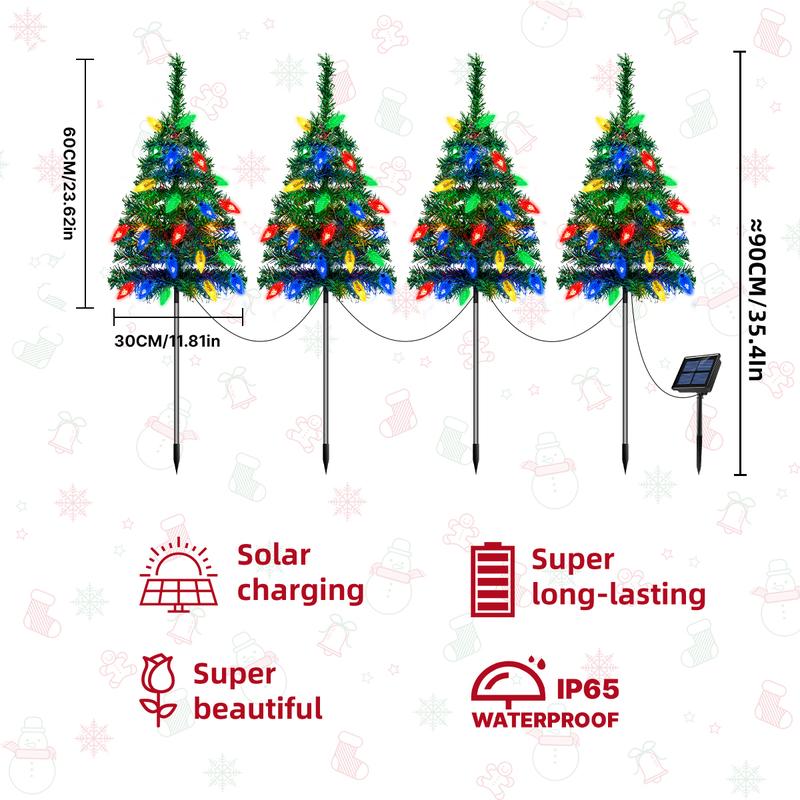 Outdoor Christmas Decorations Solar Christmas Tree - Image 6