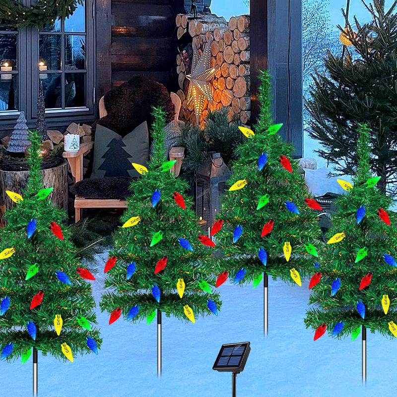 Outdoor Christmas Decorations Solar Christmas Tree - Image 7