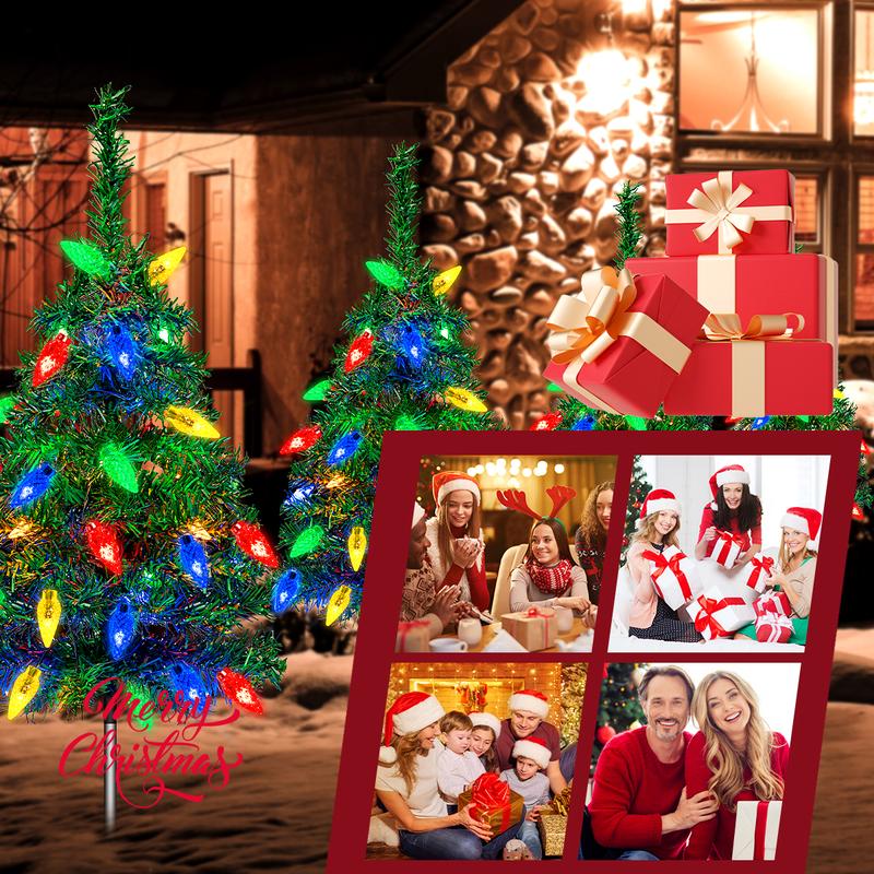 Outdoor Christmas Decorations Solar Christmas Tree - Image 8