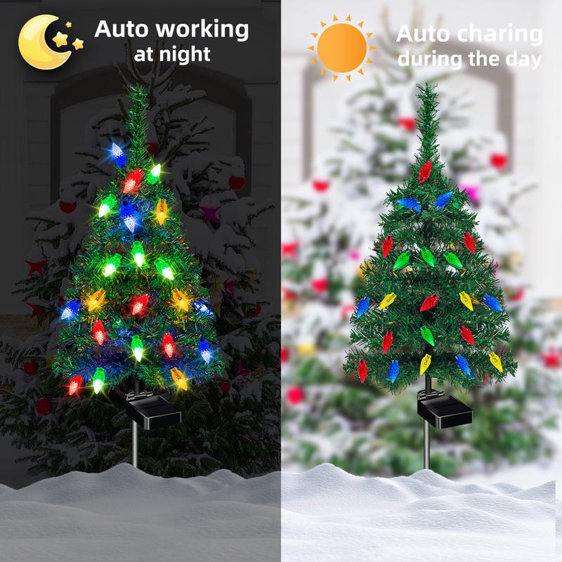 Outdoor Christmas Decorations Solar Christmas Tree - Image 9