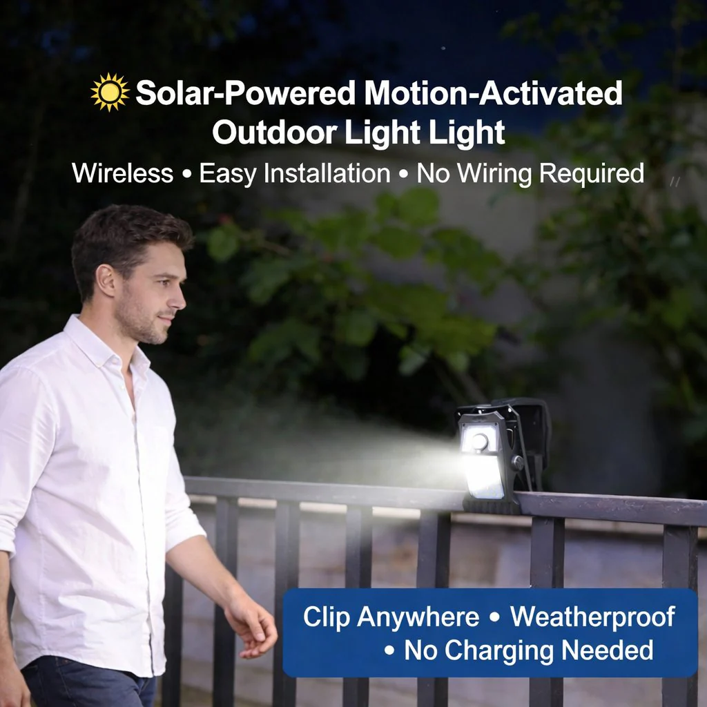 Outdoor solar garden lights and motion-activated lights 🌟 - Image 4