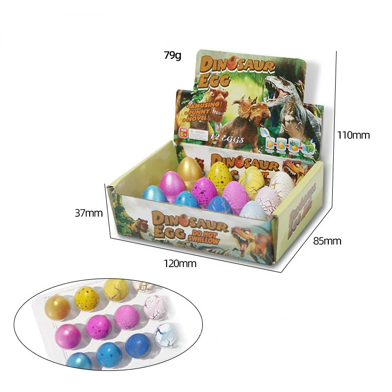 Magic Hatching Dinosaur Eggs: 12-Pack Growing Dino Easter Surprise - Image 6