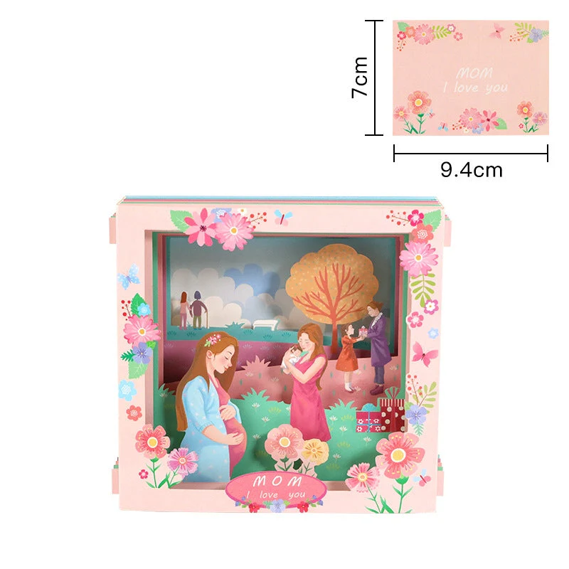 Paper Love Mother's Day Card, Happy Mothers Day Pop Up Card 3D Design - Image 10