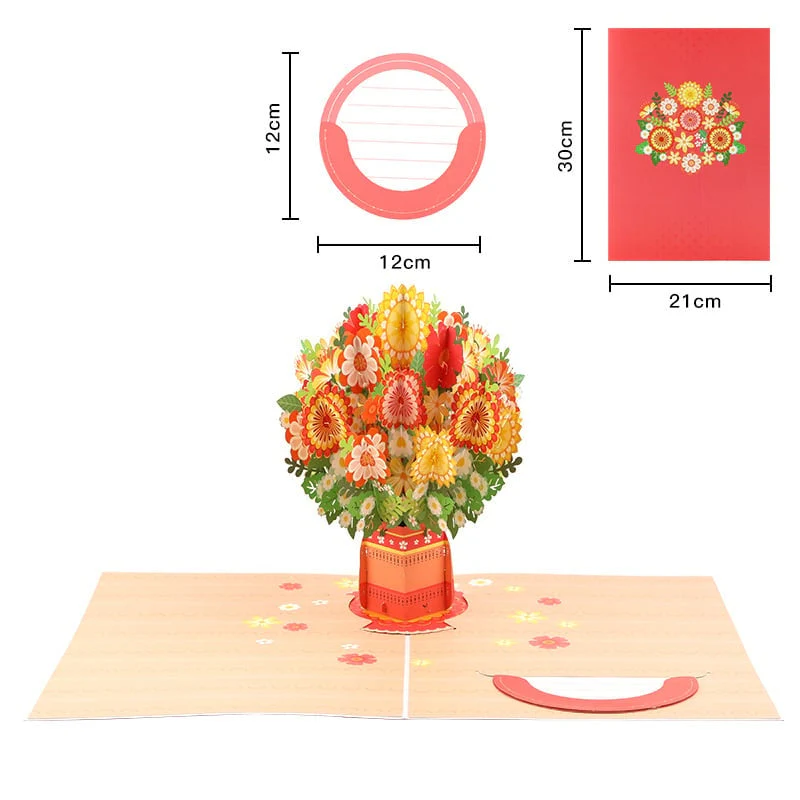 Paper Love Mother's Day Card, Happy Mothers Day Pop Up Card 3D Design - Image 20