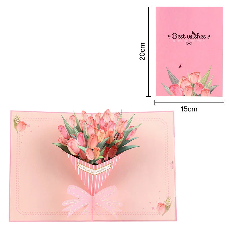 Paper Love Mother's Day Card, Happy Mothers Day Pop Up Card 3D Design - Image 25