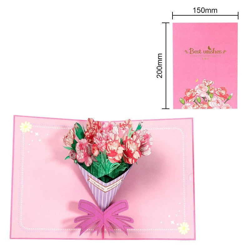 Paper Love Mother's Day Card, Happy Mothers Day Pop Up Card 3D Design - Image 27
