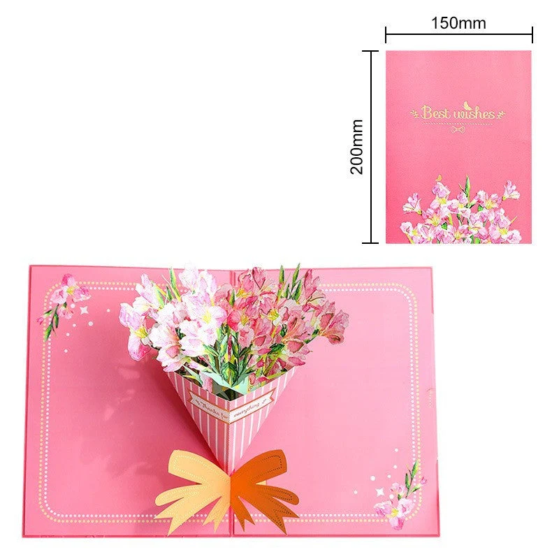 Paper Love Mother's Day Card, Happy Mothers Day Pop Up Card 3D Design - Image 28