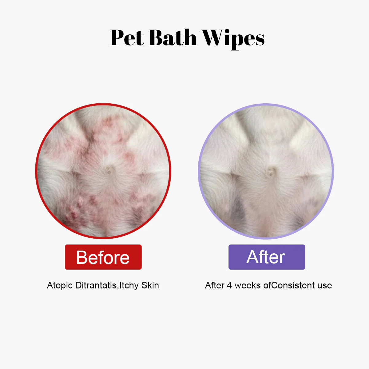 Pet Cleaning Glove Wipes: No-Rinse Waterless Bath (6/12/20 Pack) - Image 5
