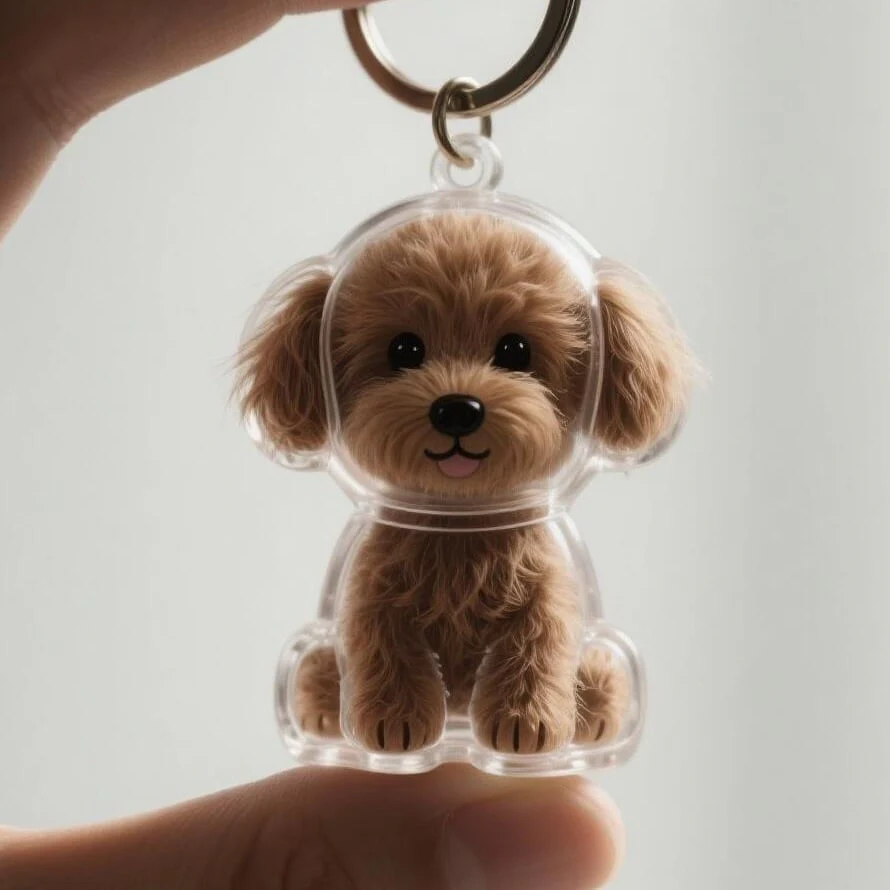 🐾Pet Hair Memorial Capsule Keychain - Image 19