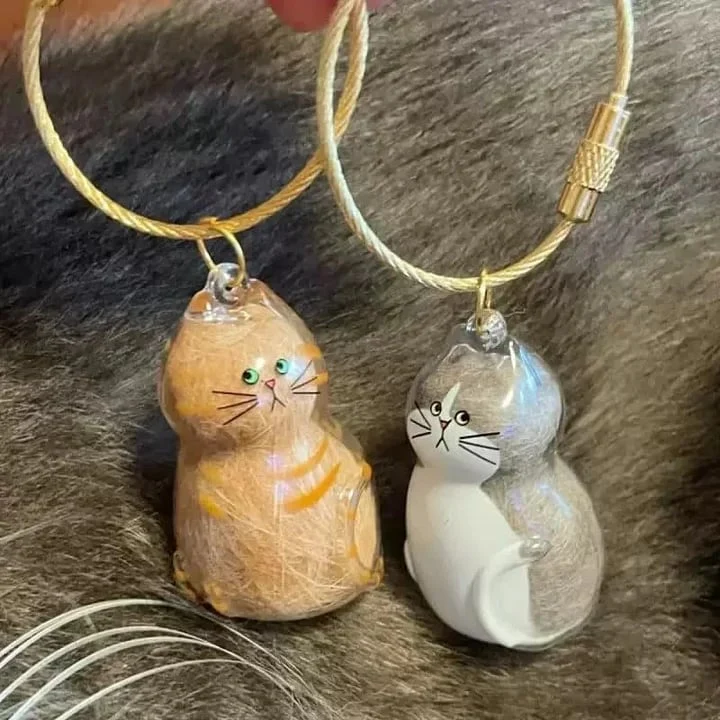 🐾Pet Hair Memorial Capsule Keychain - Image 5