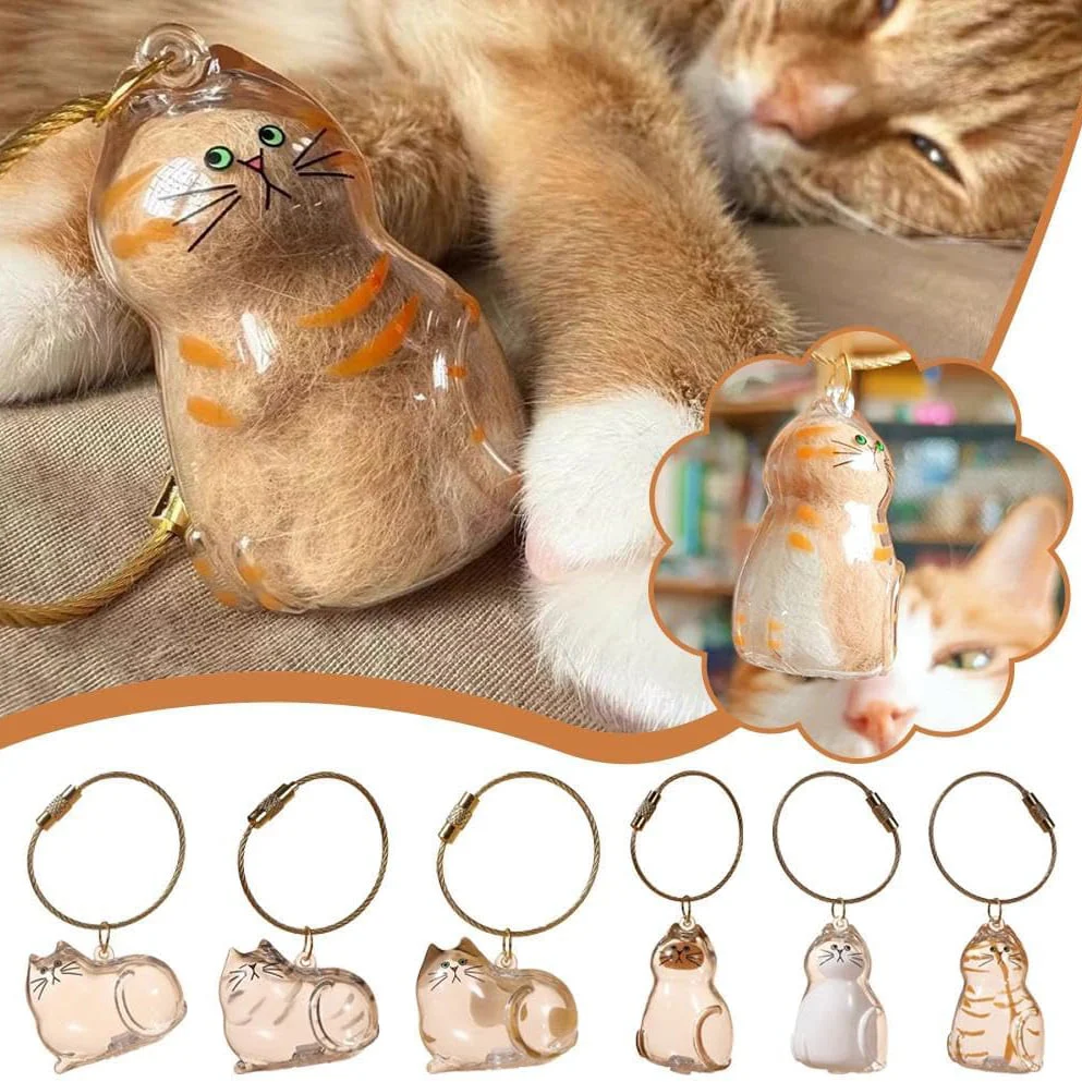 🐾Pet Hair Memorial Capsule Keychain - Image 6