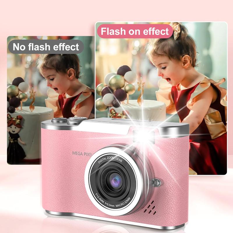 Portable 1080P Flip Screen Camera – Compact Pocket Vlog Camera with 32GB - Image 5
