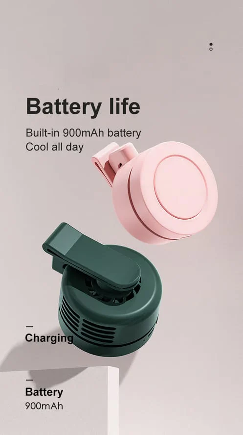 Portable Silent Mini Bladeless Electric Fan - Image 7