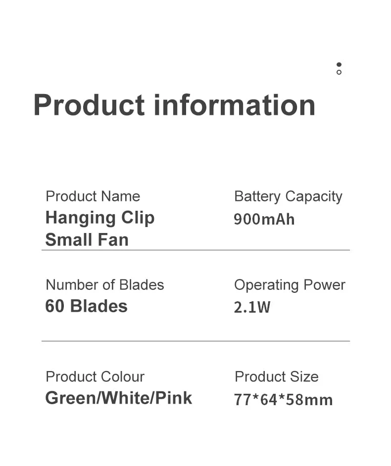 Portable Silent Mini Bladeless Electric Fan - Image 8
