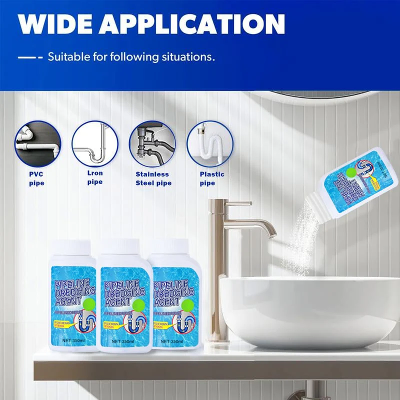 Powerful Pipe Dredging Agent for Kitchen and Toilet Pipelines - Dissolves 200+ Blockages and Kills 99% of Bacteria - Image 4