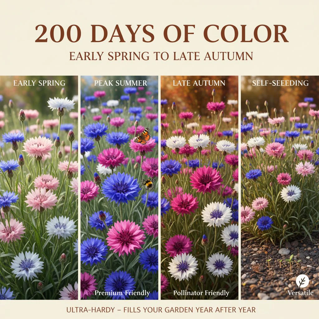 🌱Premium Cornflower Seeds – The "Unstoppable" Wildflower That Grows Anywhere - Image 4