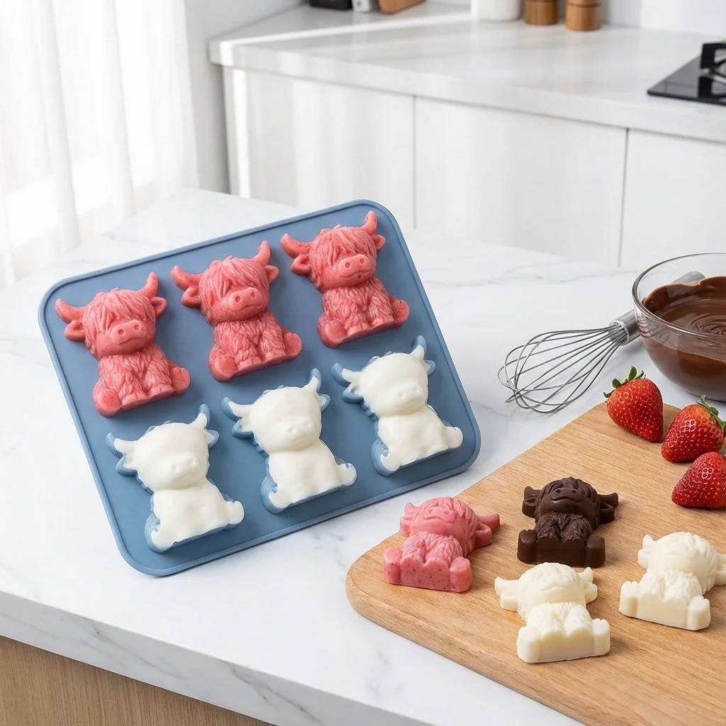 🐇🐰 Mini Highland Cow/Rabbit Ice Cube Mold – Cute 3D Ice for Drinks, Parties & Gifts - Image 17