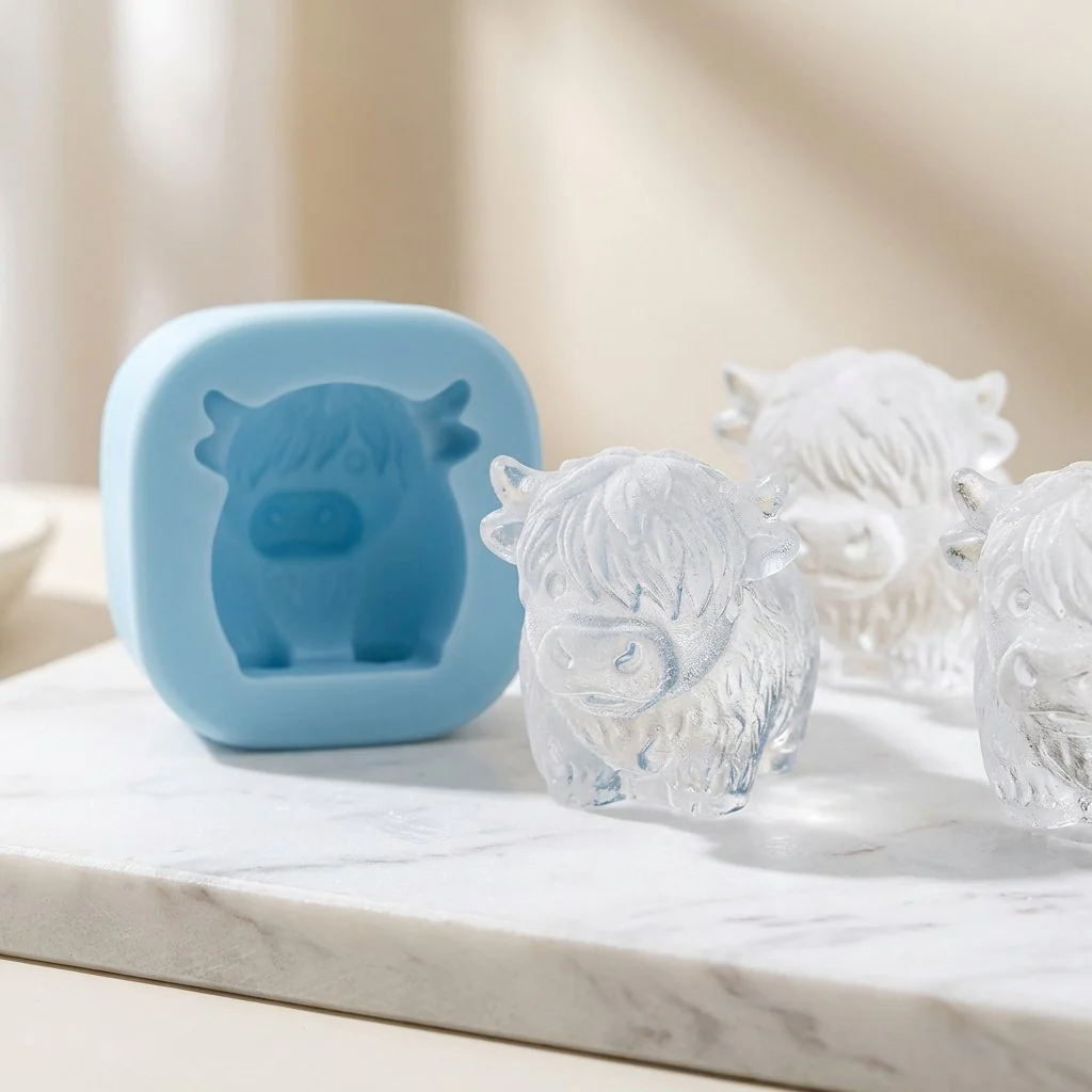 🐇🐰 Mini Highland Cow/Rabbit Ice Cube Mold – Cute 3D Ice for Drinks, Parties & Gifts - Image 19