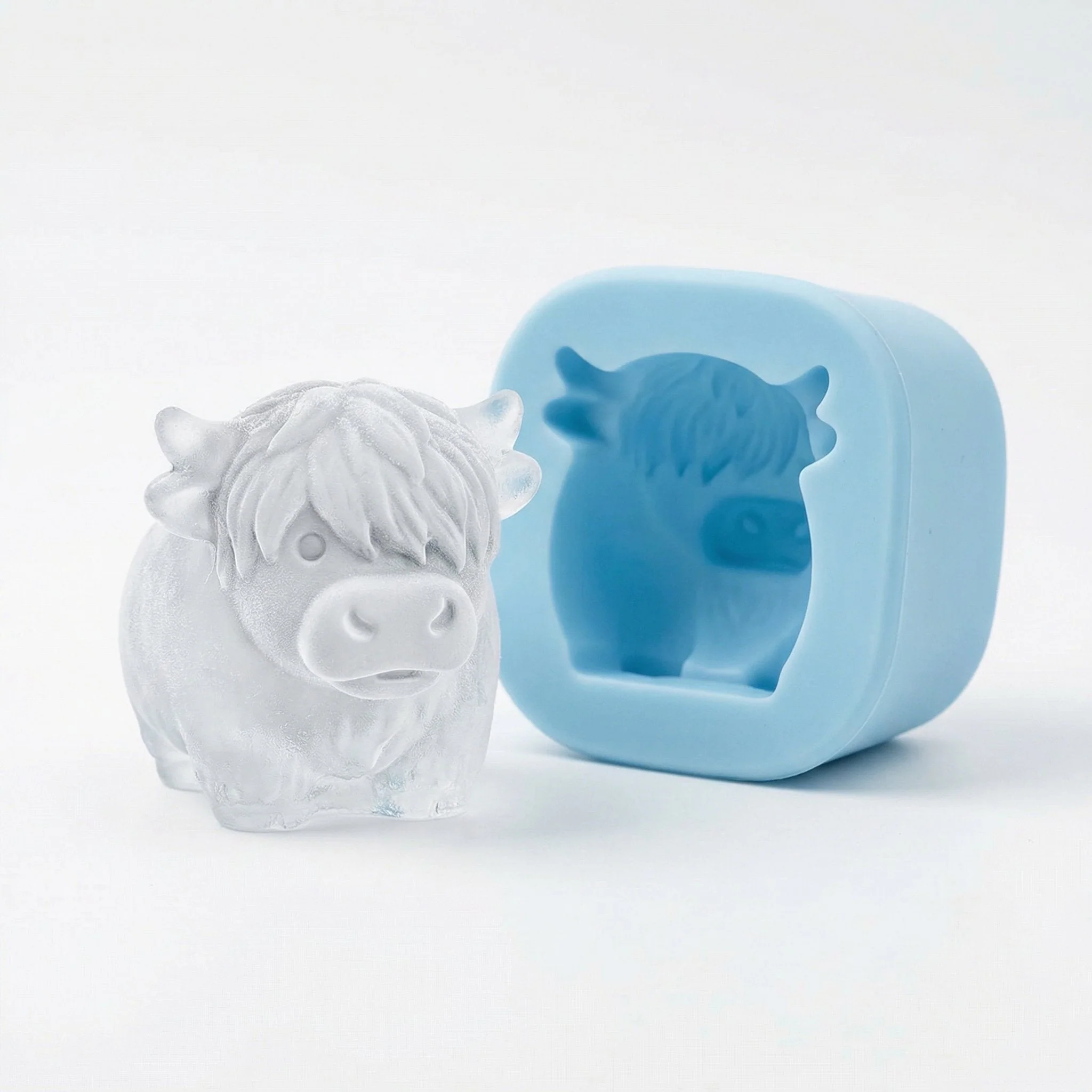 🐇🐰 Mini Highland Cow/Rabbit Ice Cube Mold – Cute 3D Ice for Drinks, Parties & Gifts - Image 21